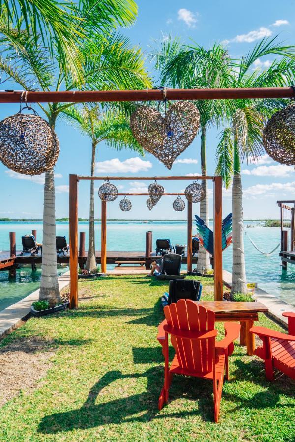 Blue Bird Hotel Bacalar Exterior foto